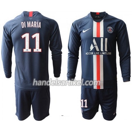 Paris Saint-Germain Di Maria 11 Kinder Heim Trikotsatz 2019/20 Langarm (+ Kurze Hosen)